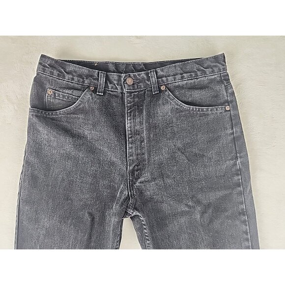 Vintage Levi's Mens Jeans Orange Tab  32"x33" 506 Black Made In Canada - Picture 2 of 14